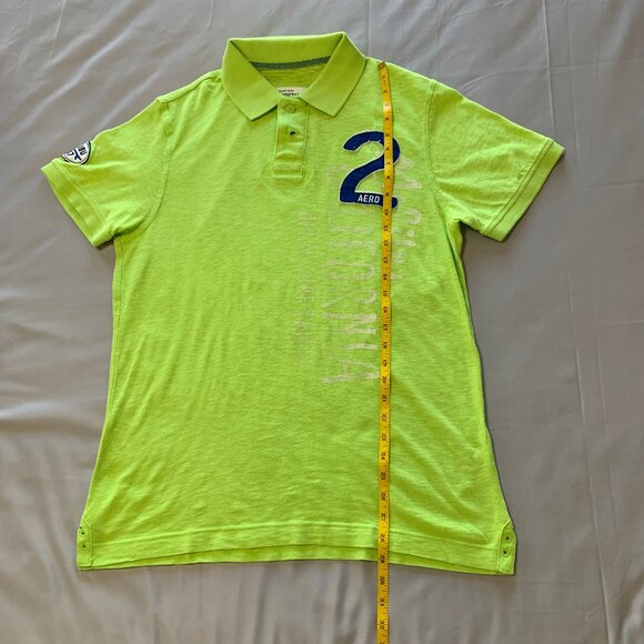 Aeropostale 2 Graphic Shirts Men Size XL Green Blue (NWT) Short Sleeves - Picture 4 of 16